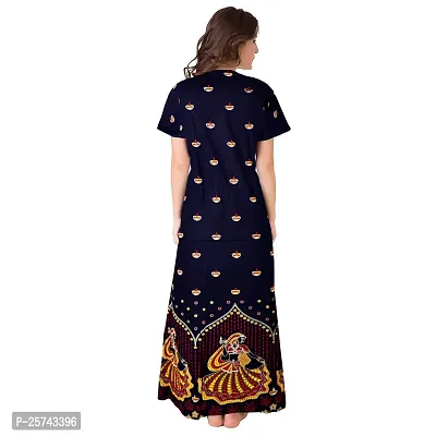 Elegant Cotton Printed Nighty For Women- Pack Of 2-thumb5