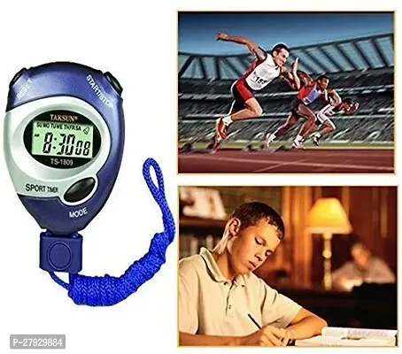 Handheld Digital LCD Sports Alarm Stopwatch