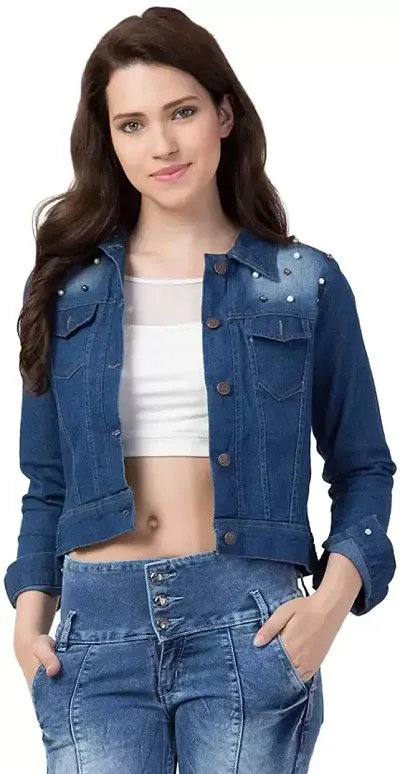 Stylish Solid Jacket For Women