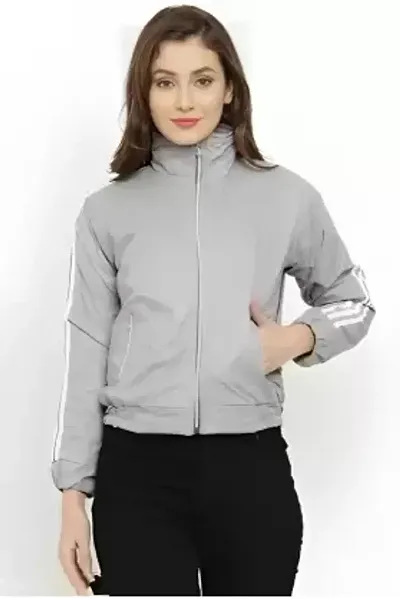 Stylish Solid Jacket For Women