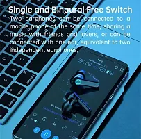 Earbuds with Power Bank Upto 150 Hours Playback Bluetooth Headset  (Black, True Wireless)-thumb3