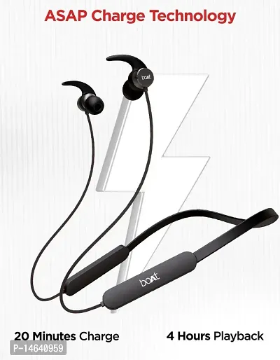 Rockerz 255 Pro M Wireless Neckband with Upto 10H Playback - Active Black-thumb5