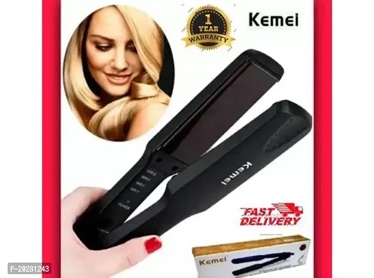 KM 329 Ceramic Professional Electric Hair Straightener-thumb0