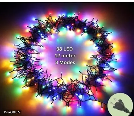 43 LED 15 METER String rice Light with 4 Color Changing modes Multicolor led Bulbs for Diwali Christmas Home Decoration.Heavy Duty Copper Led String Light Rice String (Multicolor)
