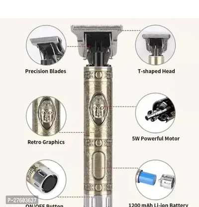 T9 trimmers Hair Trimmer For Men Buddha Style Trimmer, Professional Hair Clipper, Adjustable Blade Clipper, Hair Trimmer and Shaver For Men, Retro Oil Head Close Cut Precise hair Trimming Machine-thumb2