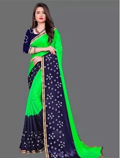 Stylish Fancy Designer Crepe Saree With Blouse Piece For Women