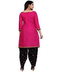 Stylish Multicoloured Cotton Printed Dress Material with Dupatta For Women Pack Of 2-thumb3