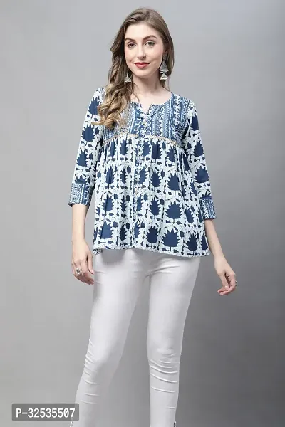 Elegant Cotton Top For Women-thumb2