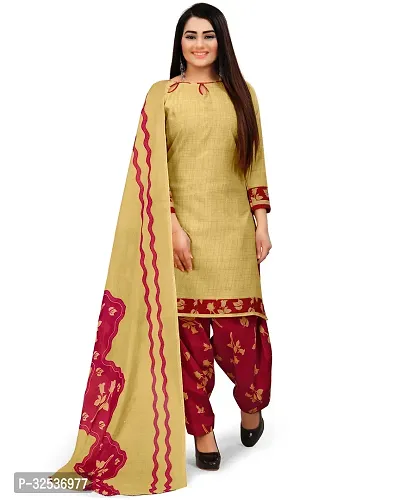 Stylish Multicoloured Cotton Printed Dress Material with Dupatta For Women Pack Of 2-thumb4