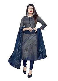 Elegant Multicoloured Crepe Printed Dress Material with Dupatta For Women Pack Of 2-thumb3