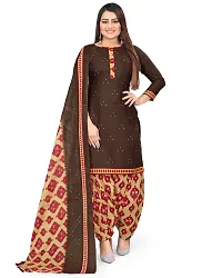 Elegant Multicoloured Cotton Printed Dress Material with Dupatta For Women Pack Of 2-thumb3