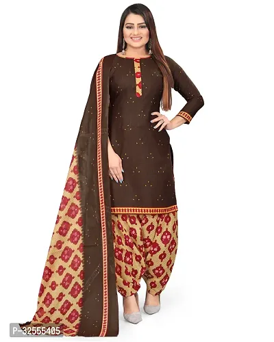 Elegant Multicoloured Cotton Printed Dress Material with Dupatta For Women Pack Of 2-thumb4