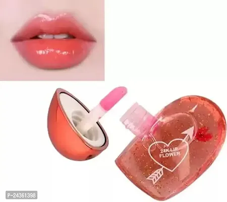 BEST HEART SHAPE PINK LIP GLOSS PACK OF 1??-thumb0