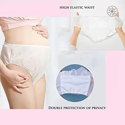 Buy Sassyvilla Disposable Panties for Women Spa, Maternity, Periods, Body  Massage,Non Transparent 30 GSM Double Layered Women's Travelling Briefs Use  and Throw Panties for Girls Ladies Non Woven Panty - Lowest price