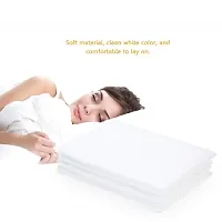 Inaya 20 TC Microfiber Single Solid Bedsheet (Pack of 30, White) Disposable Bed Sheets for Massage,Salon,Hotels,spa,Parlor,Hospitals,Patients,Adults --thumb2