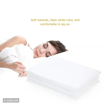 Inaya 20 TC Microfiber Single Solid Bedsheet (Pack of 30, White) Disposable Bed Sheets for Massage,Salon,Hotels,spa,Parlor,Hospitals,Patients,Adults --thumb3