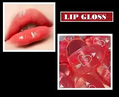 BEST HEART SHAPE PINK LIP GLOSS PACK OF 1??-thumb2