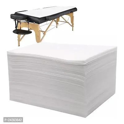 Swagmee Disposable Bed Sheets Non-Woven Fabric Soft Material for Massage Tables, Parlours, Spas (35 Inches X 72 Inches, White, Pack of 10)(Non-Woven)