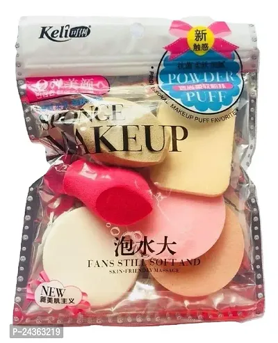 Face8Teen ALEMKIP Sponge Makeup 6 In 1 Beauty Blender Multicolor-thumb5