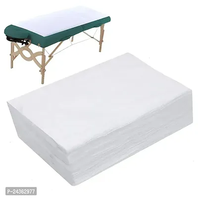 Deezi Max Non-Woven Disposable Bedsheet White GSM 25 (Pack of 20)-thumb2