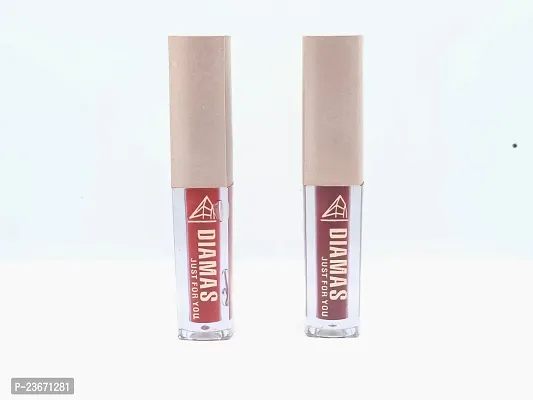 Classic Liquid Matte Lipstick Long Lasting Lipsticks Mini Lip Color Red Maroon  (Pack Of 2)