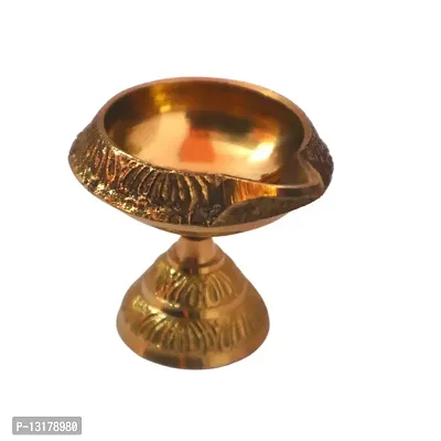 Brass Kuber Diya | Pital Diya For Puja Diwali Diya |Oil Lamp For Pooja-thumb0