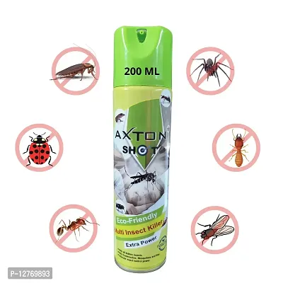 Shot Multi Insect Killer Spray | Eco-Friendly | Extra Power| Kills Mosquitoes Flies Cockroach Spider Ants | Extra Power