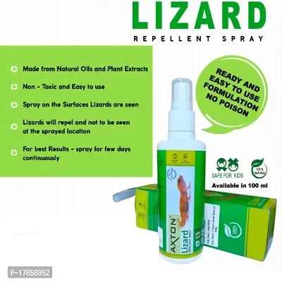 Lizard Repellant Spray | Ready and Easy to Use Formulation | 100% Natural | Non Toxic-thumb2