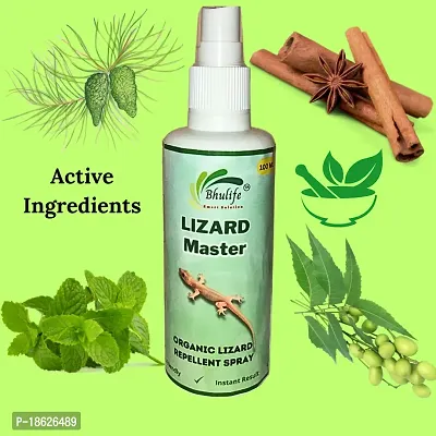 Bhulife Organic Lizard Repellent Spray | Natural Ingredients | 100 ml
