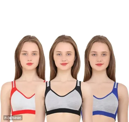 Sports bra pack of 3-thumb0