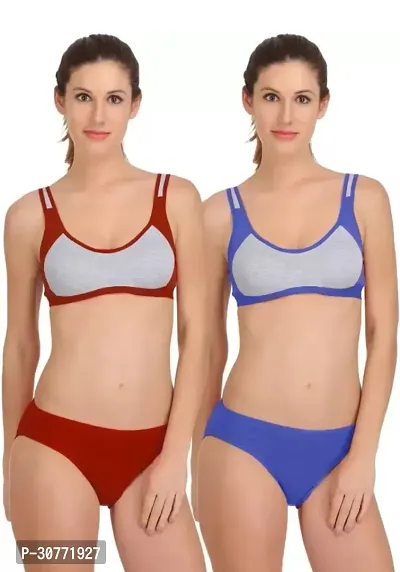 Sports Bra And Panty pack of 2