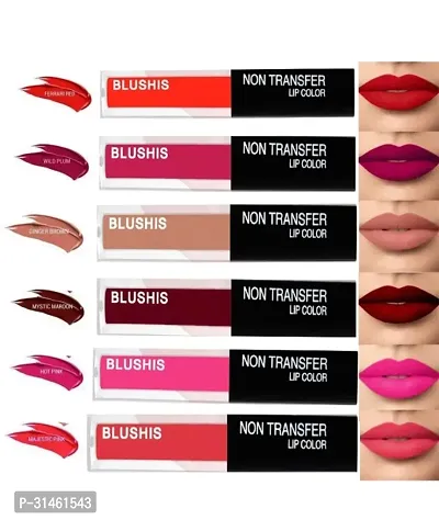 Long Lasting Matte Finish Lipstick, Pack of 12-thumb0