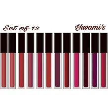 Long Lasting Matte Finish Lipstick, Pack of 12-thumb3