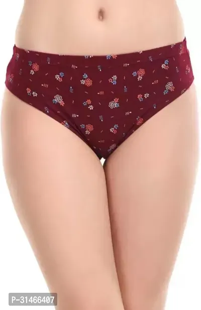 Stylish Printed Brief for Women, Pack of 6-thumb2