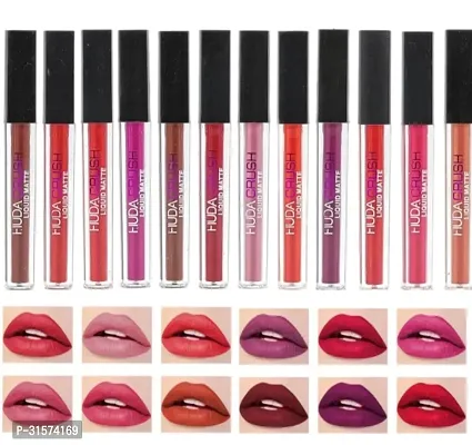 Long Lasting Matte Finish Lipstick, Pack of 12-thumb0