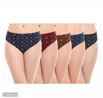 Women Briefs Pack of 5 Panties-thumb0