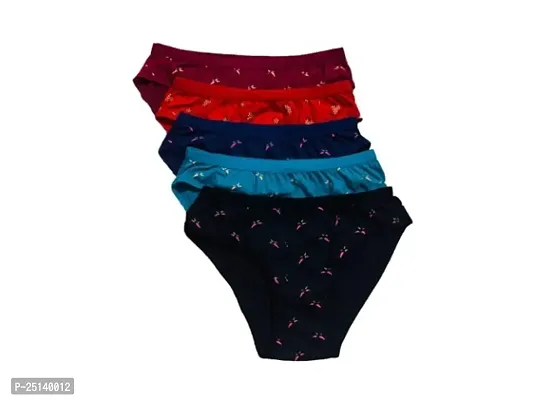 Womens Pure Cotten Briefs, With Combo (Pack of-4) Multicolor Womens Panties.
