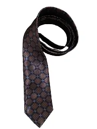 Ties for men (combo pack of-3) Gold brown, black Red and brown blue dot ties-thumb2
