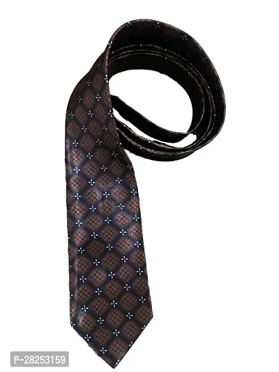 Ties for men (combo pack of-3) Gold brown, black Red and brown blue dot ties-thumb3