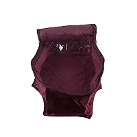 Ultimatefashionista Satin Designer Blouse Cover Gift Organizer bag vanity pouch Keep blouse/Suit/Travelling Pouch Clothes Storage Wardrobe Organiser Pack of-thumb1