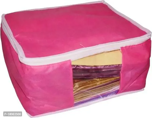 Saree cover Quality Pack of 21 Non Woven 10inch Designer Height Saree Cover 7blue7pink7cream(n)  (Multicolor)-thumb3