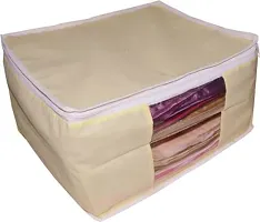 Saree cover Quality Pack of 21 Non Woven 10inch Designer Height Saree Cover 7purple7pink7cream(n)  (Multicolor)-thumb3