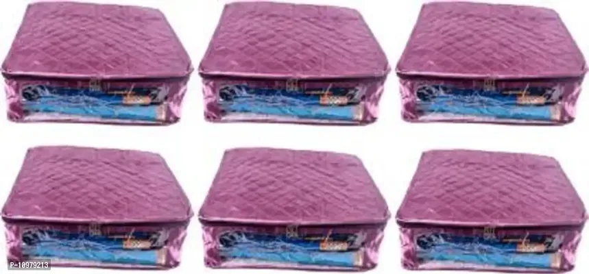 Pack of 6 Satin 6inch Designer Height Saree Cover