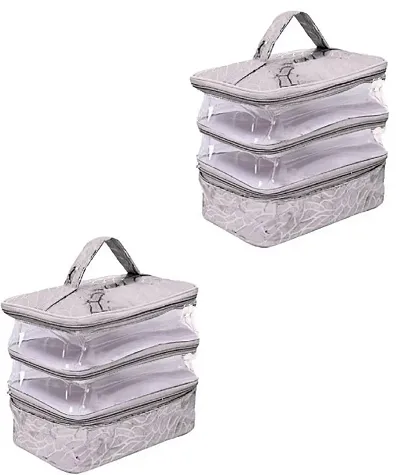 Set of 2- Makeup and Jewelry Organisers