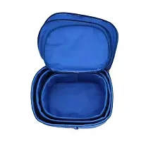 UF 3 pieces of best quality Makeup kit box Jewellery box, Vanity box, MakeUp Vanity Bag, storage Box, Multipurpose Kit, Travelling Bag Vanity Boxnbsp;nbsp;(Blue)-thumb2