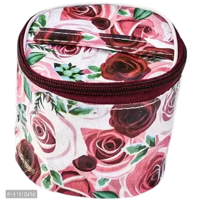 Red Fabric Printed Organizers For Women-thumb5