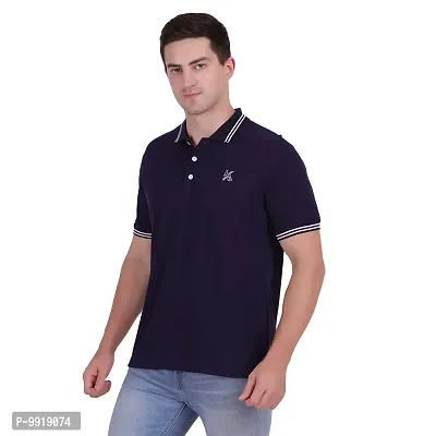 KILTAR MON NOM Mens Polo Tshirt/Collar Tshirt DarkBlue-thumb3