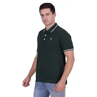 KILTAR MON NOM Mens Polo Tshirt - Collar t-Shirt Regular fit DarkGreen-thumb2