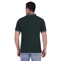 KILTAR MON NOM Mens Polo Tshirt - Collar t-Shirt Regular fit DarkGreen-thumb1