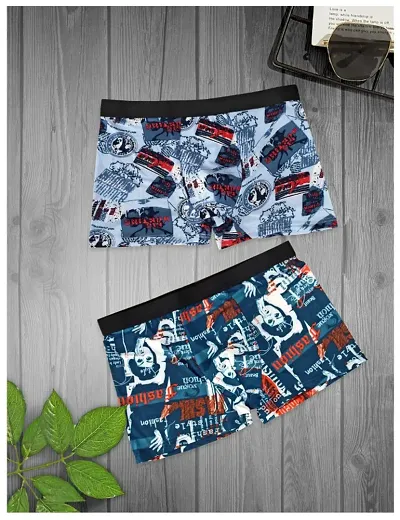 Comfortable Nylon Trunks for Men Pack of 2